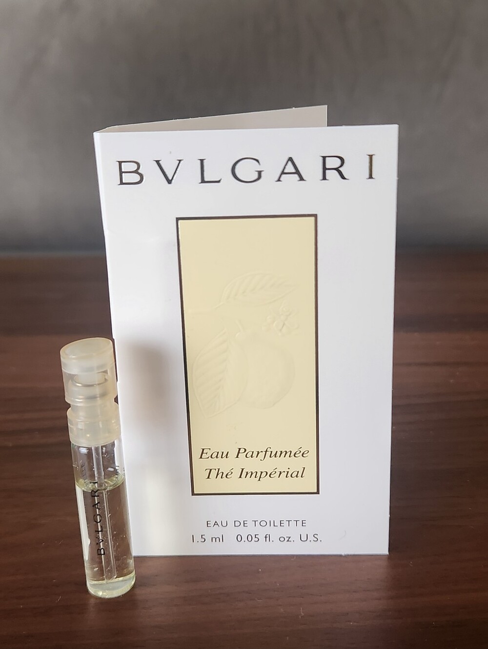 Bvlgari Eau Parfumée Thé Impérial Eau De Toilette -SAMPLE VIAL